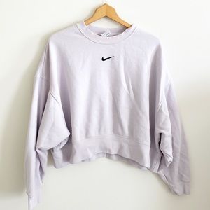 Nike lavendar purple Sportswear Sweatshirt Oversized Fleece Essential Sweatshirt